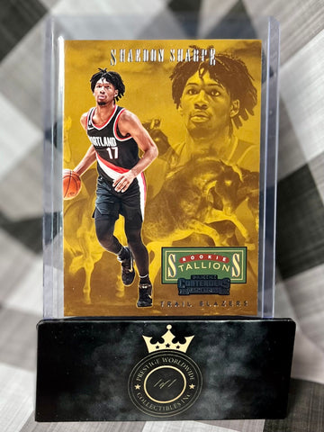 Shaedon Sharpe 2022-23 Contenders Rookie Stallions #23 (ONLINE ORDER ONLY)