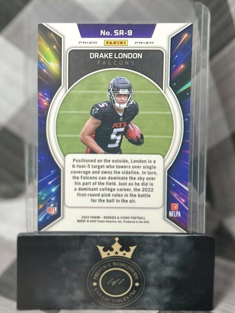 Drake London 2022 Panini Rookies & Stars Stellar Rookies Red Plaid #SR-9 ATL RC (ONLINE ORDER ONLY)