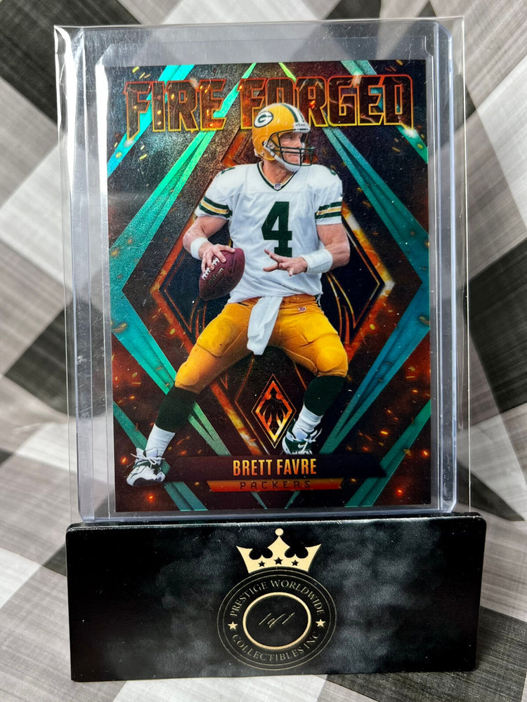 Brett Favre 2022 Phoenix Fire Forged Teal /199 #FF-10 Green Bay Packers (ONLINE ORDER ONLY)