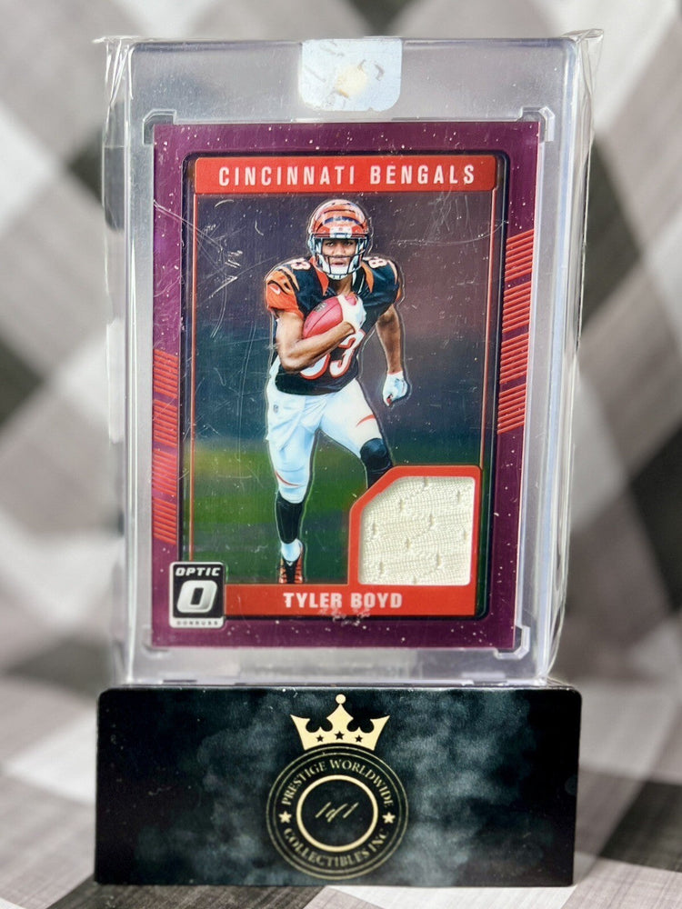 Tyler Boyd 2016 Panini Donruss Optic Rookie Pink Patch Relic #DRT-TB Bengals RC (ONLINE ORDER ONLY)