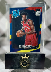OG Anunoby 2017-18 Donruss Optic Rated Rookie Red Yellow #178 Toronto Raptors RC (ONLINE ORDER ONLY)