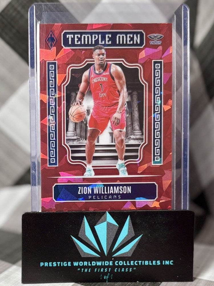 Zion Williamson 2023-24 Phoenix Temple Men Red Ice #6 New Orleans Pelicans (ONLINE ORDER ONLY)