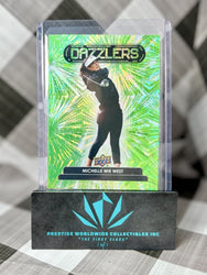 Michelle Wie West 2024 Upper Deck Golf Dazzlers Green #DZ-21 LPGA Tour (ONLINE ORDER ONLY)