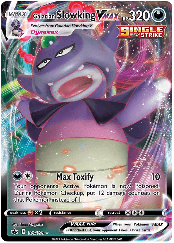 Galarian Slowking VMAX (100/198) [Sword & Shield: Chilling Reign] (Online Only)