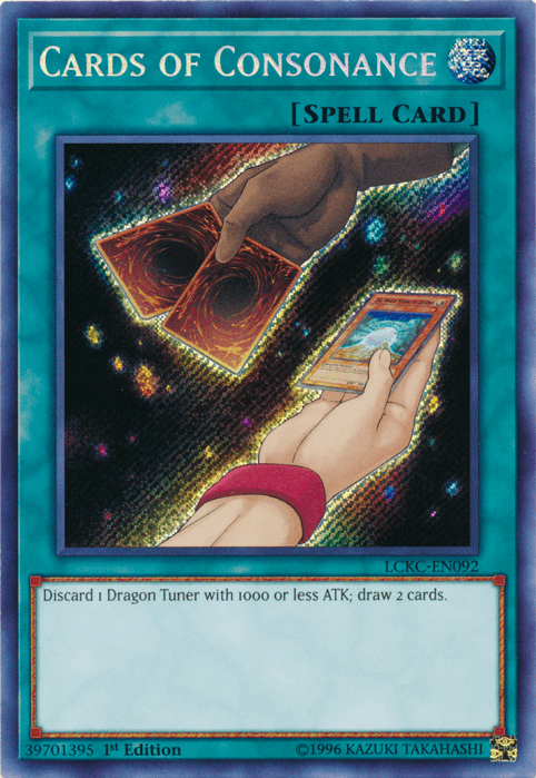 Cards of Consonance [LCKC-EN092] Secret Rare (ONLINE ORDER ONLY)