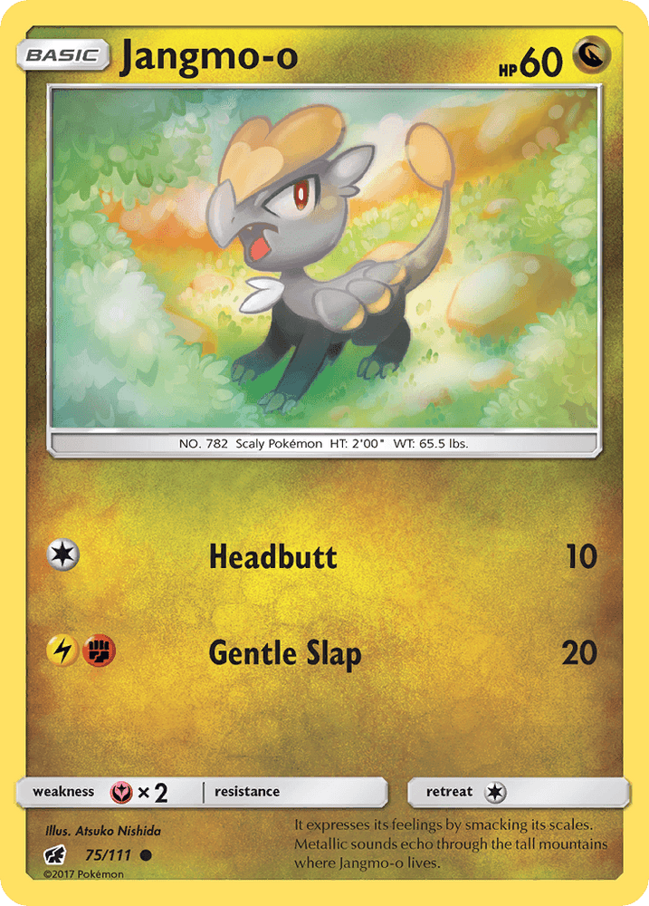 Jangmo-o (75/111) [Sun & Moon: Crimson Invasion] (Online Only)