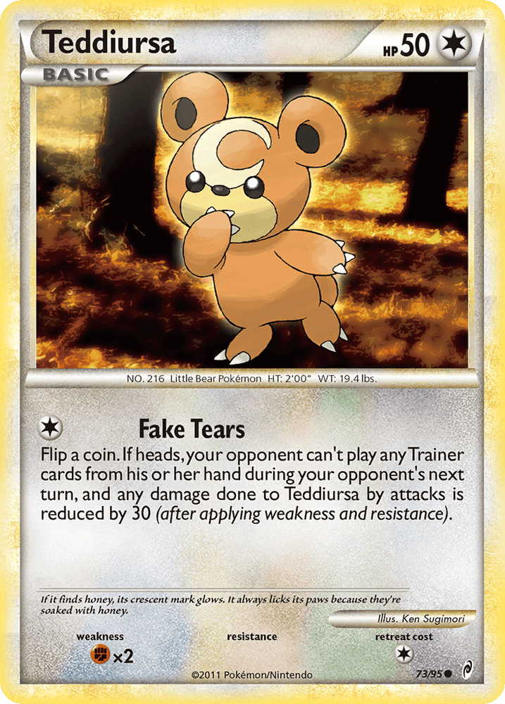 Teddiursa (73/95) [HeartGold & SoulSilver: Call of Legends] (Online Only)