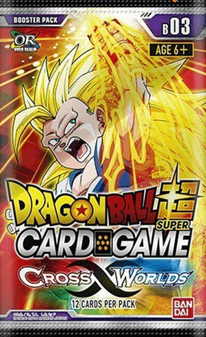 Series 3: Cross Worlds [DBS-B03] - Booster Pack (Online Only)