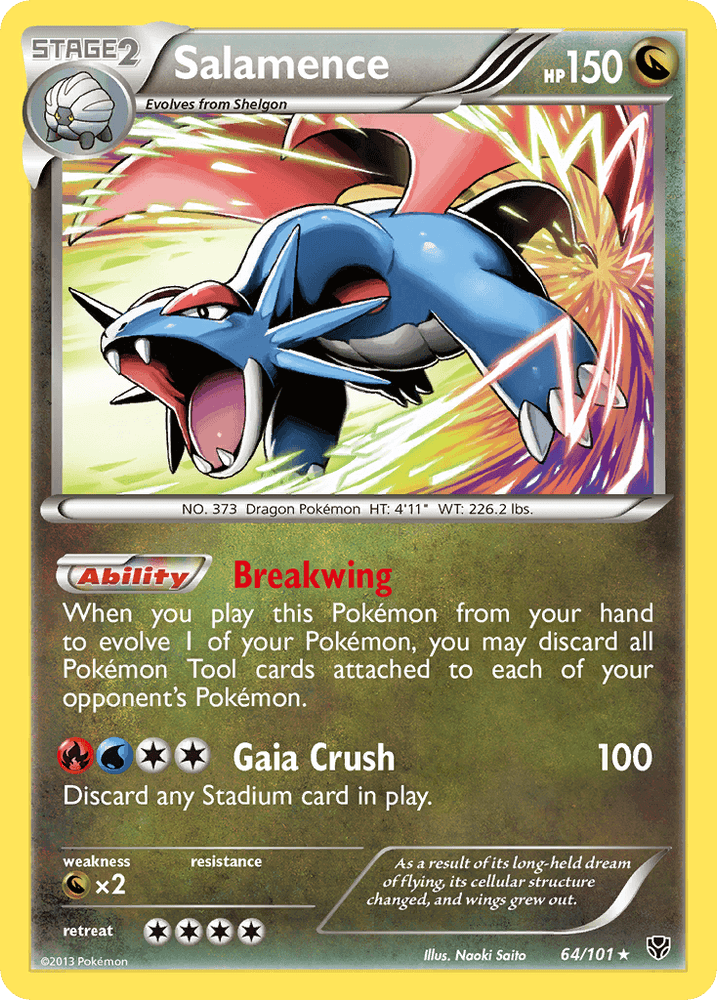 Salamence (64/101) [Black & White: Plasma Blast] (Online Only)