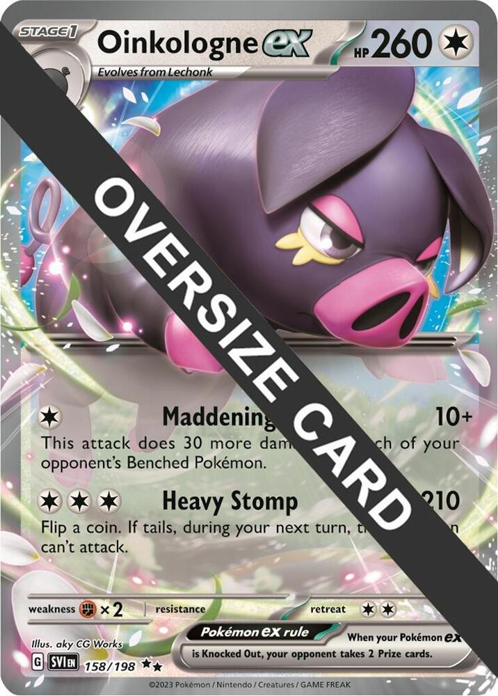 Oinkologne ex (158/198) (Jumbo Card) [Scarlet & Violet: Black Star Promos] (Online Only)