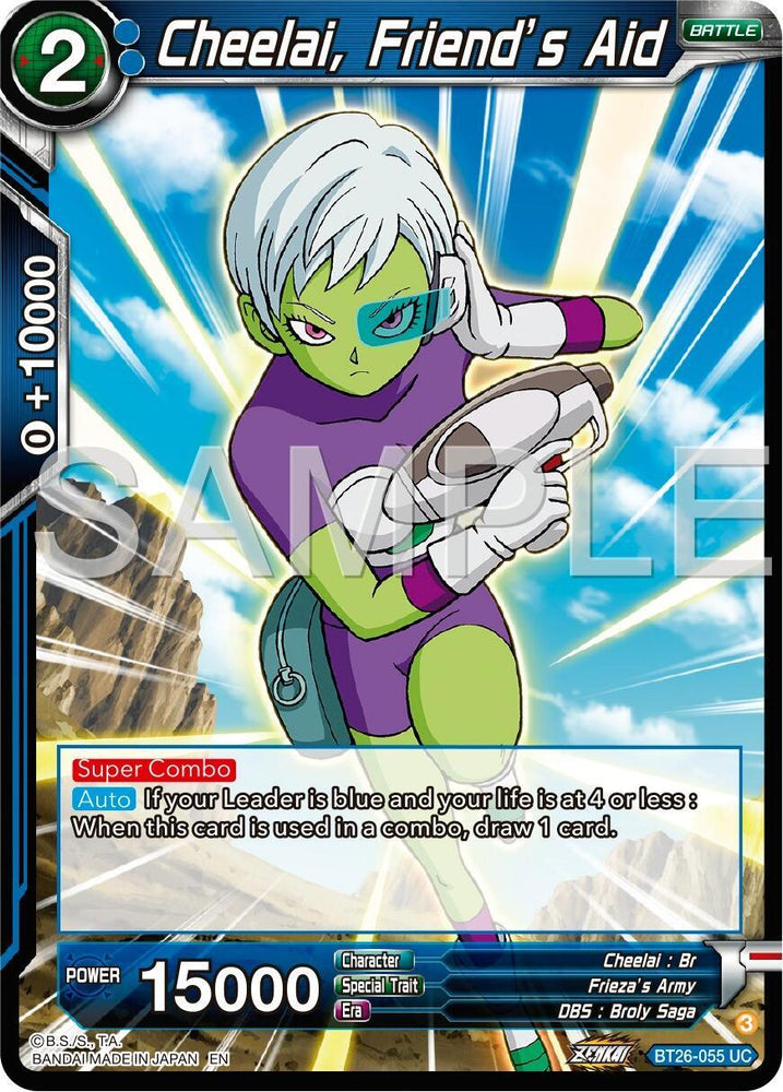 Cheelai, Friend's Aid (BT26-055) [Ultimate Advent] (ONLINE ORDER ONLY)