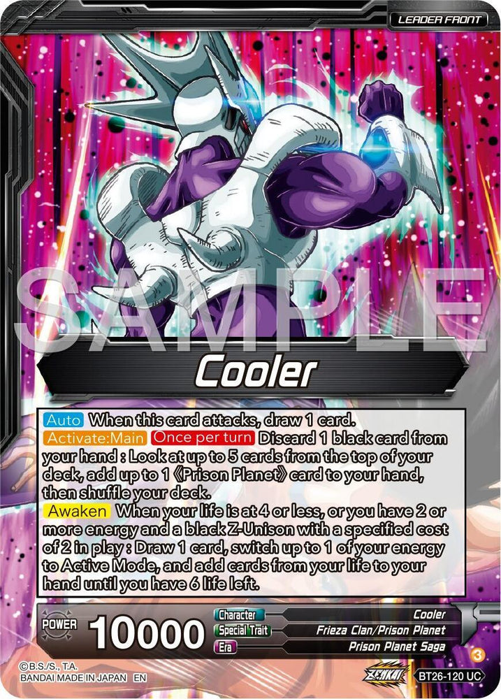 Cool // Golden Cooler, Dimension-Transcending Growth (BT26-120) [Ultimate Advent] (ONLINE ORDER ONLY)