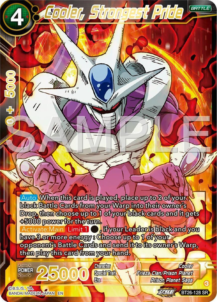 Cooler, Strongest Pride (BT26-128) [Ultimate Advent] (ONLINE ORDER ONLY)