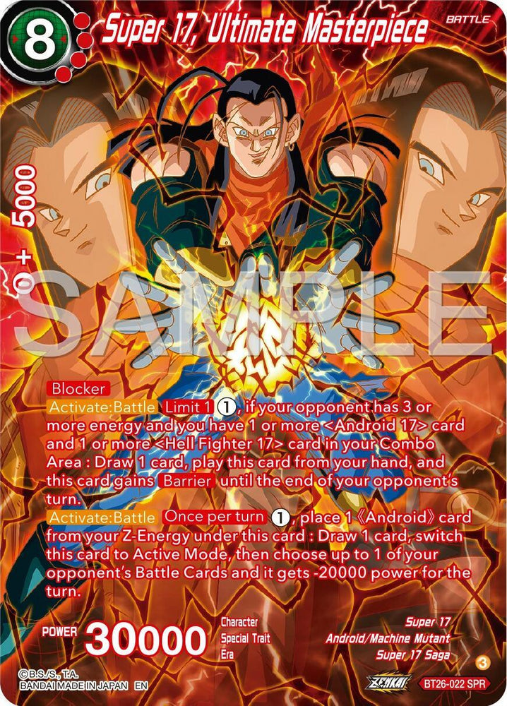Super 17, Ultimate Masterpiece (SPR) (BT26-022) [Ultimate Advent] (ONLINE ORDER ONLY)