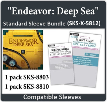 "Endeavor: Deep Sea" Compatible Sleeve Bundle (8803 x 1, 8810 x 1) (ONLINE ORDER ONLY)