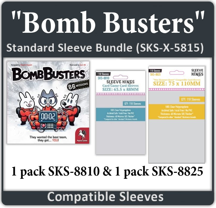 "Bomb Busters" Compatible Sleeve Bundle (8810 x 1, 8825 x 1) (ONLINE ORDER ONLY)