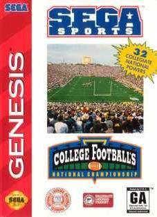 College Football's National Championship (Sega Genesis) (ONLINE ORDER ONLY)