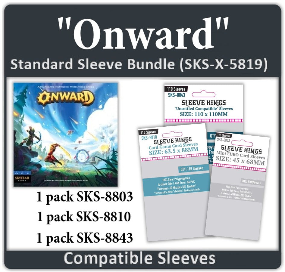 "Onward" Compatible Sleeve Bundle (8803 x1, 8810 x 1, 8843 x1)