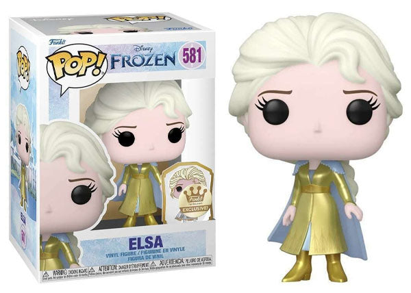 Elsa w/ Pin (Gold, Frozen) 581 - Funko Shop Exclusive (Online Order Only)