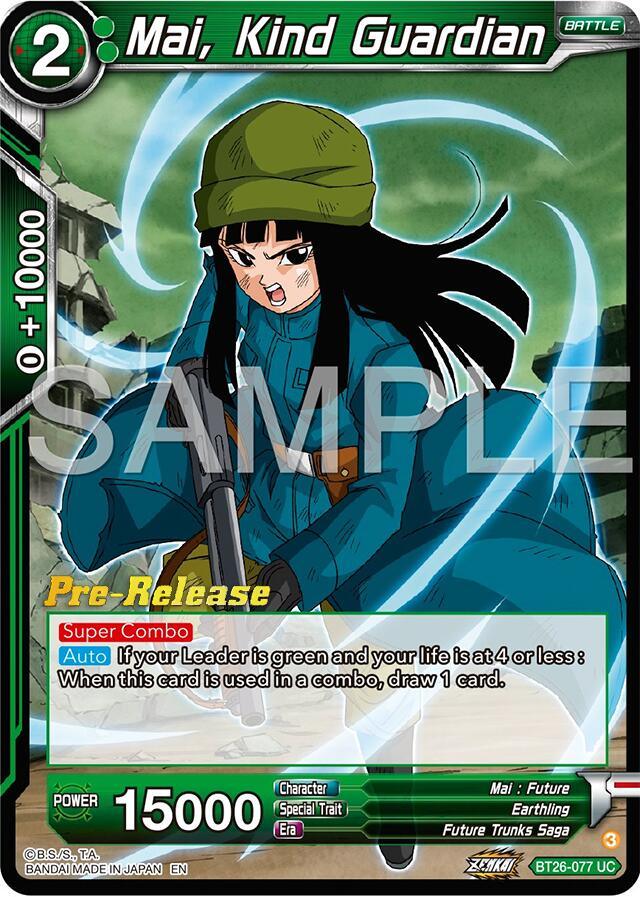 Mai, Kind Guardian (BT26-077) [Ultimate Advent Prerelease Promos] (ONLINE ORDER ONLY)