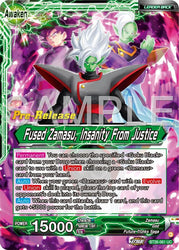 Zamasu // Fused Zamasu, Insanity From Justice (BT26-061) [Ultimate Advent Prerelease Promos] (ONLINE ORDER ONLY)