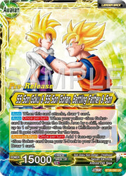 SS Son Goku // SS Son Goku & SS Son Gohan, Battling Father & Son (BT26-090) [Ultimate Advent Prerelease Promos] (ONLINE ORDER ONLY)