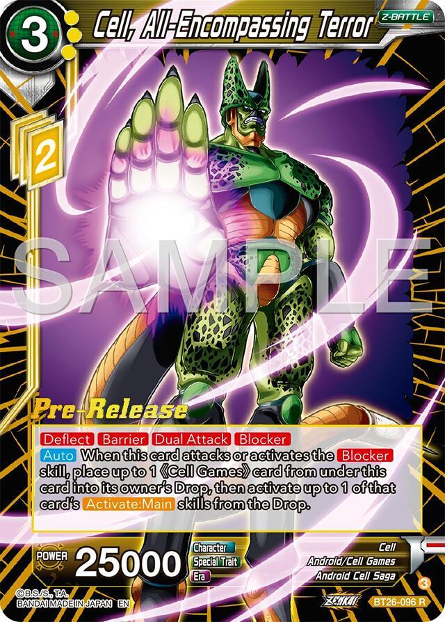 Cell, All-Encompassing Terror (BT26-096) [Ultimate Advent Prerelease Promos] (ONLINE ORDER ONLY)