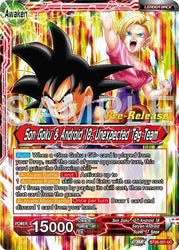 Son Goku // Son Goku & Android 18, Unexpected Tag Team (BT26-001) [Ultimate Advent Prerelease Promos] (ONLINE ORDER ONLY)
