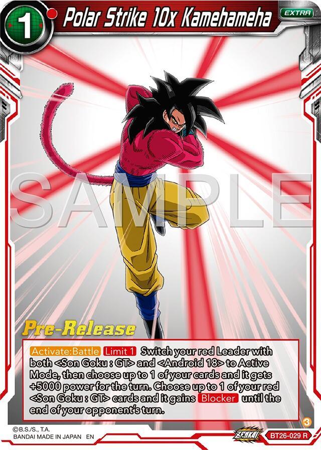 Polar Strike 10x Kamehameha (BT26-029) [Ultimate Advent Prerelease Promos] (ONLINE ORDER ONLY)