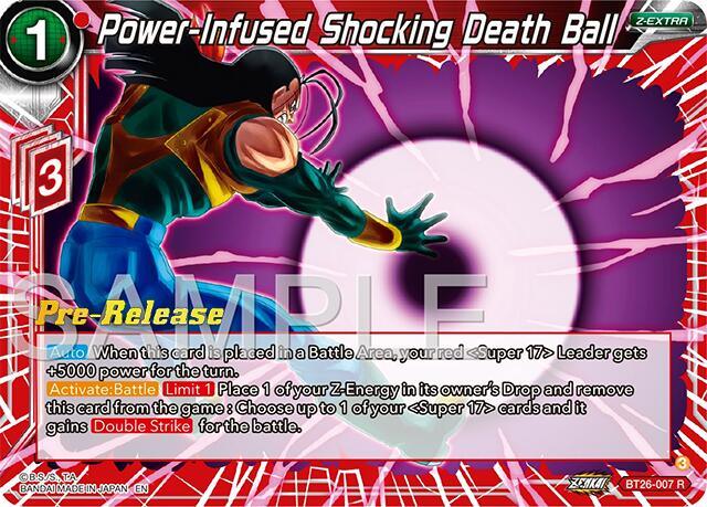 Power-Infused Shocking Death Ball (BT26-007) [Ultimate Advent Prerelease Promos] (ONLINE ORDER ONLY)