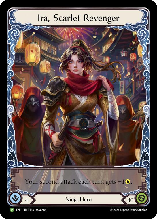 Ira, Scarlet Revenger - HER123 [HER123] (Promo)  Rainbow Foil