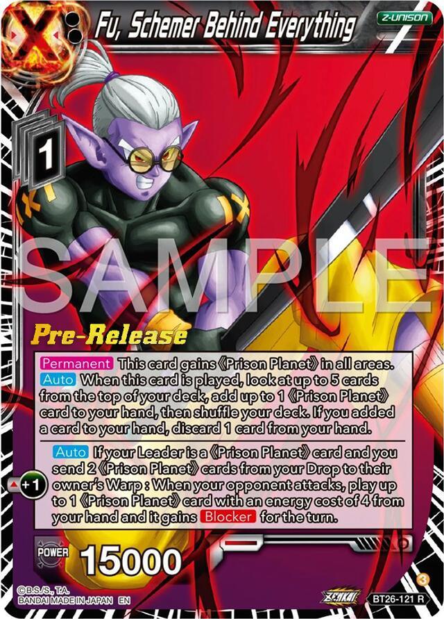 Fu, Schemer Behind Everything (BT26-121) [Ultimate Advent Prerelease Promos] (ONLINE ORDER ONLY)