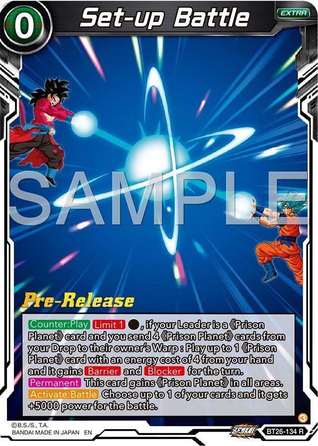 Set-up Battle (BT26-134) [Ultimate Advent Prerelease Promos] (ONLINE ORDER ONLY)