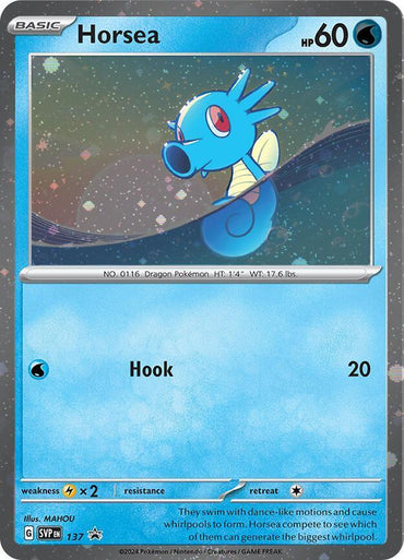 Horsea (SVP137) (Cosmo Holo) [SV: Scarlet & Violet Promo Cards] (Online Only)