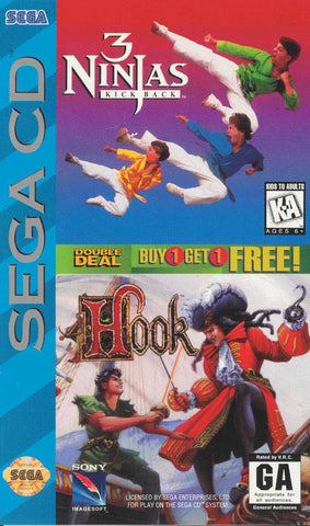 3 Ninjas Kick Back / Hook (Sega CD) (Online Only)