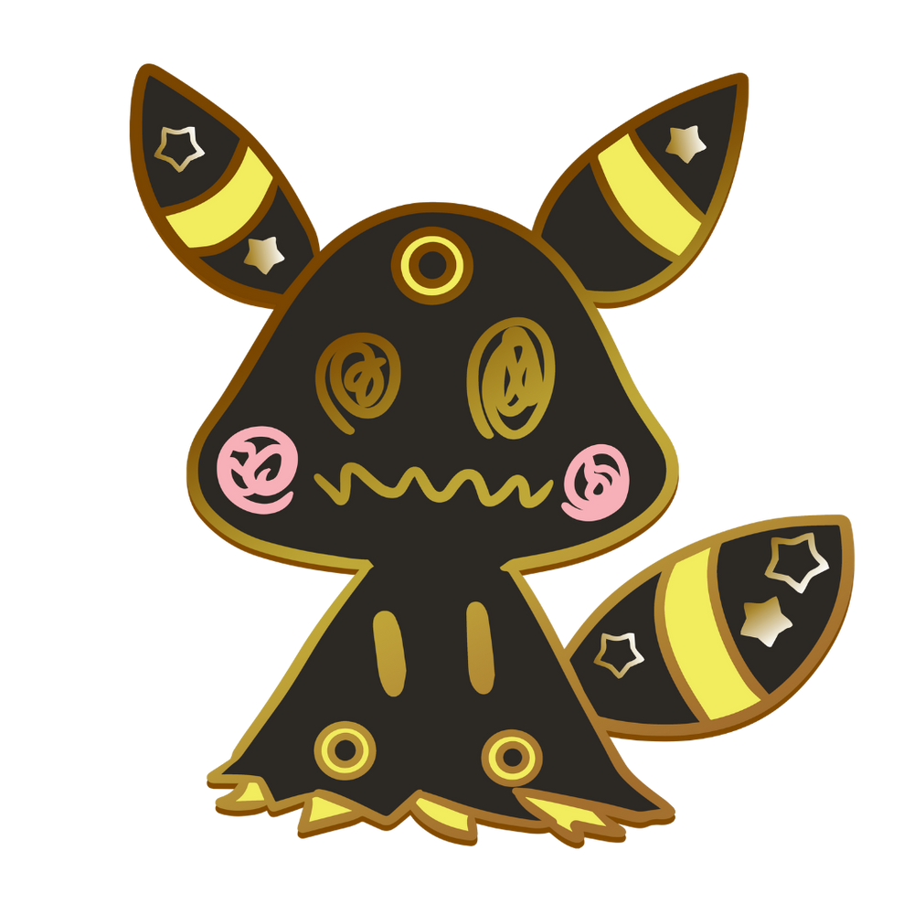 Pokemon: Mimikyu Umbreon Enamel Pin (ONLINE ORDER ONLY)