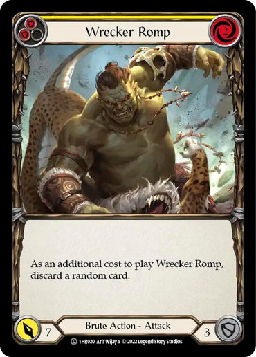 Wrecker Romp (Yellow) [1HR020] (Historic Pack 1 Blitz Deck Rhinar)