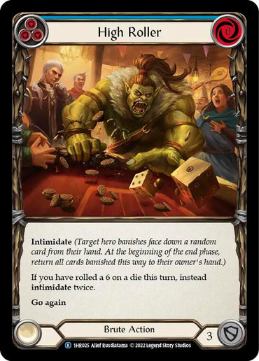 High Roller (Blue) [1HR025] (Historic Pack 1 Blitz Deck Rhinar)