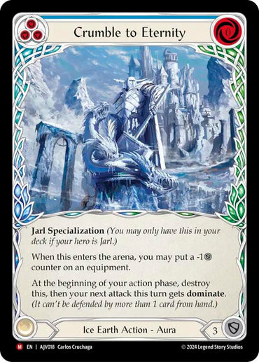 Crumble to Eternity [AJV018] (Armory Deck: Jarl Vetreidi)  Rainbow Foil