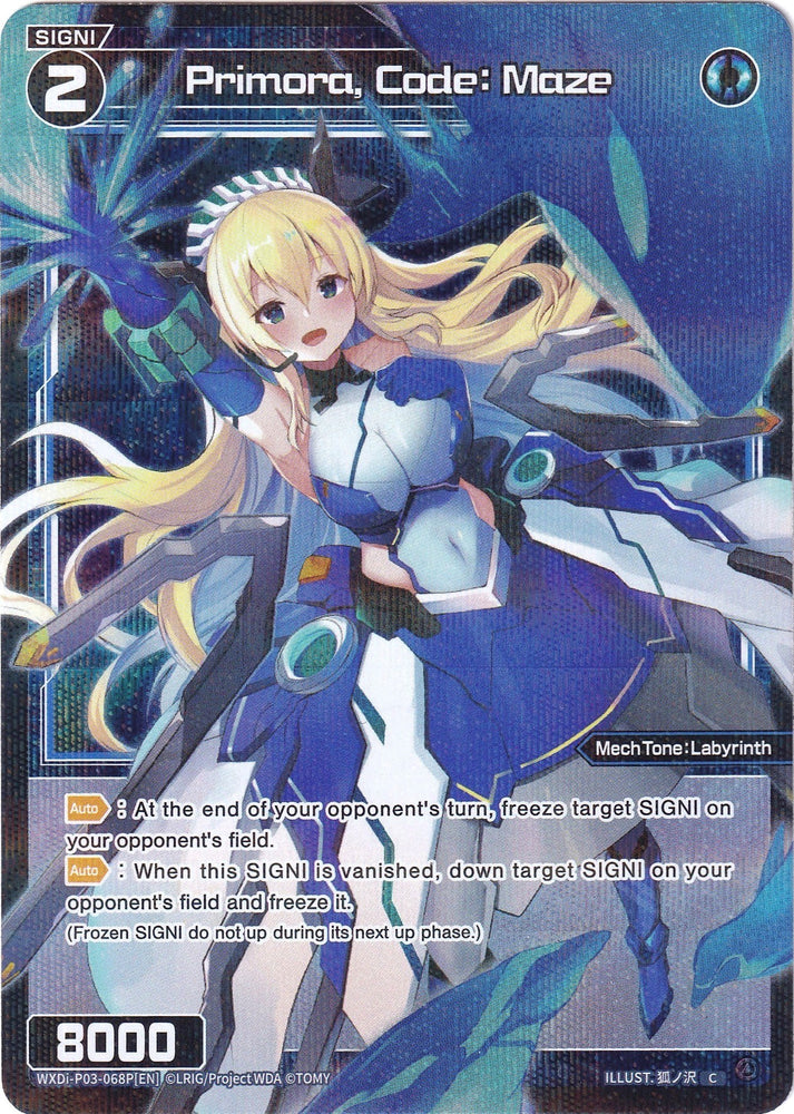 Primora, Code: Maze (Parallel Foil) (WXDi-P03-068P) [Standup Diva]