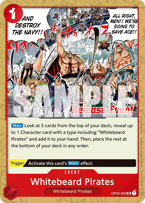 Whitebeard Pirates (ST15 - ST20 Release Event Pack) [One Piece Promotion Cards]