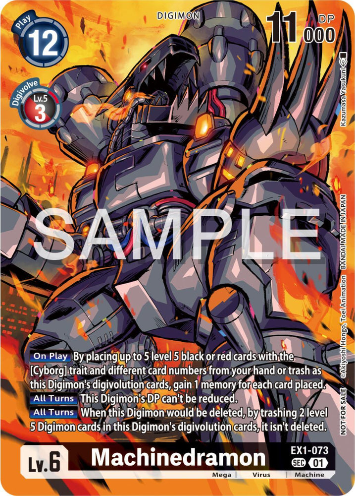Machinedramon [EX1-073] (Release Special Booster Ver.2.0 Celebration Event) [Release Special Booster 2.0 Pre-Release Cards] (ONLINE ORDER ONLY)