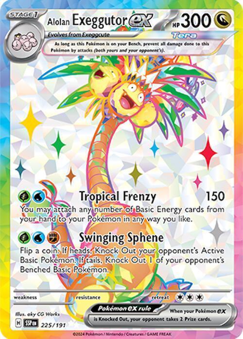 Alolan Exeggutor ex (225/191) [Scarlet & Violet: Surging Sparks] (Online Only)