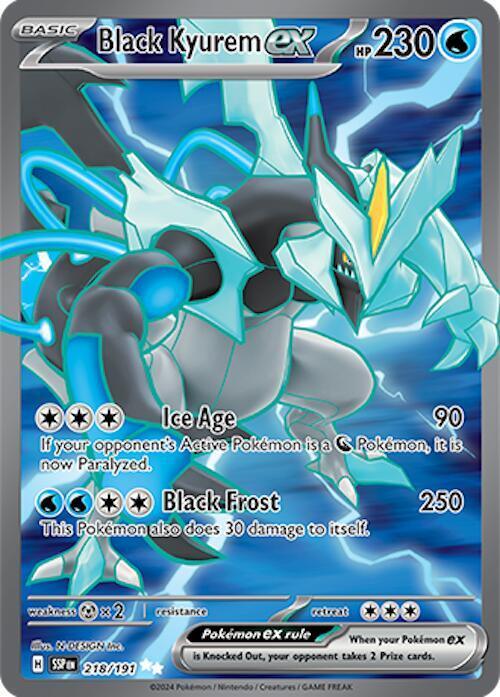 Black Kyurem ex (218/191) [Scarlet & Violet: Surging Sparks] (Online Only)