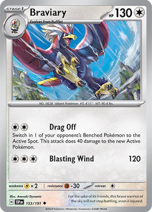 Braviary (153/191) [Scarlet & Violet: Surging Sparks] (Online Only)