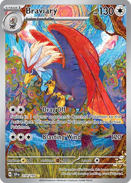 Braviary (214/191) [Scarlet & Violet: Surging Sparks] (Online Only)