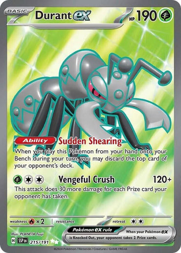 Durant ex (215/191) [Scarlet & Violet: Surging Sparks] (Online Only)