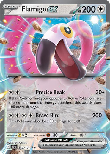 Flamigo ex (160/191) [Scarlet & Violet: Surging Sparks] (Online Only)