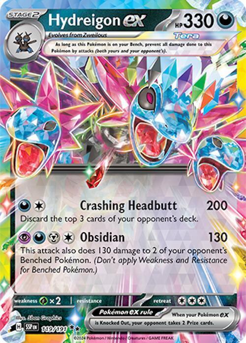 Hydreigon ex (119/191) [Scarlet & Violet: Surging Sparks] (Online Only)