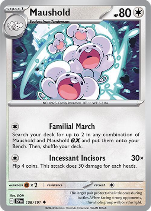 Maushold (158/191) [Scarlet & Violet: Surging Sparks] (Online Only)